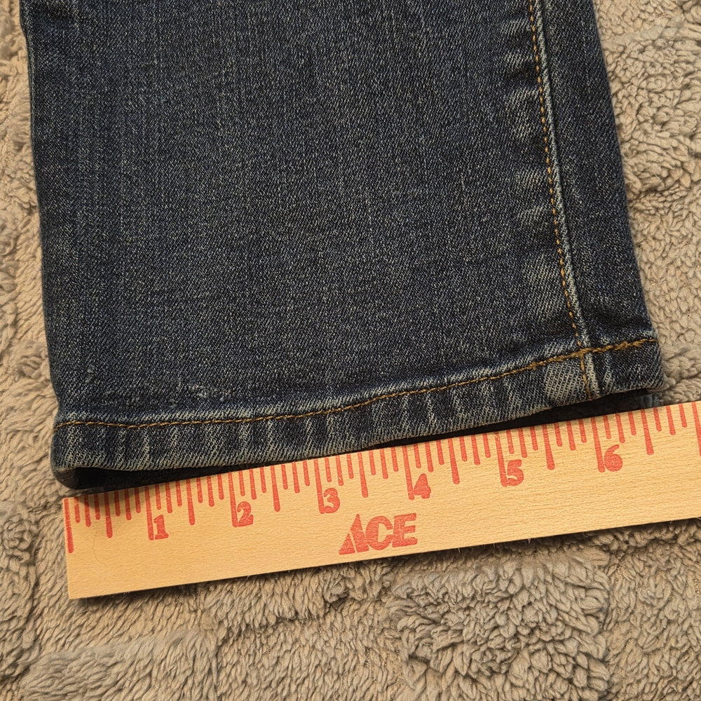 Lucky Brand Jeans Mens 34x30 Blue Denim 221 Straight Leg Medium Wash Stretch Fit - Picture 5 of 15